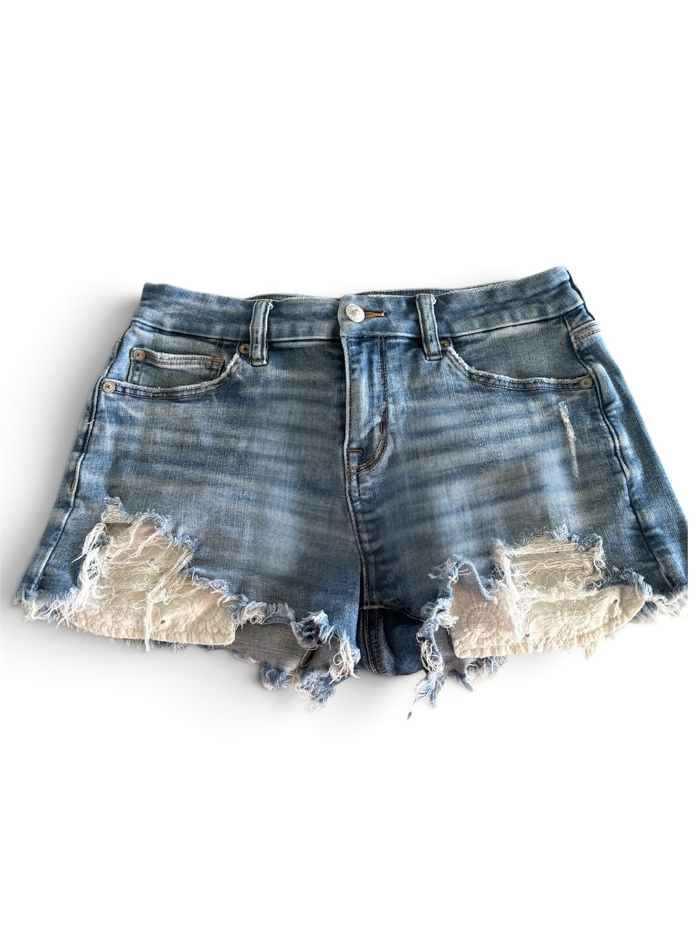 American Eagle Women’s Light Blue Denim Shorts